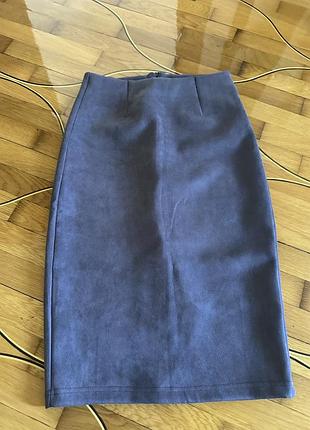 Жіноча спідниця замшева