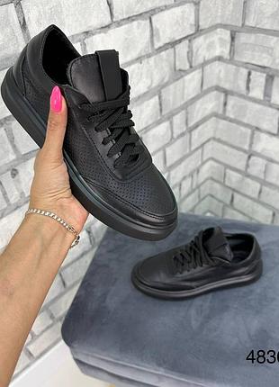 Кеди жіночі натуральна шкіра