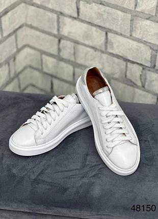 Кеды женские натуральная кожа