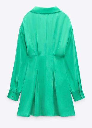 Зелене плаття zara 6