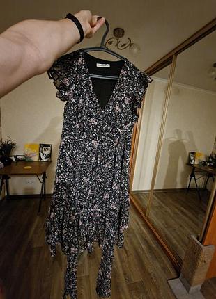 Шифоновое платье на подкладке