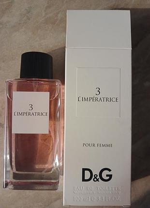 D&g l'imperatrice-3 императрица 3
туалетная вода оригинал