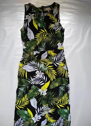 Платье макси из вискозы dorothy perkins