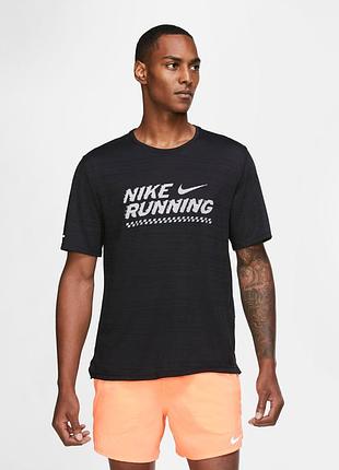 Мужская спортивная футболка nike miler future fast