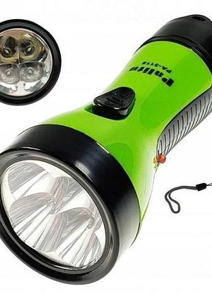 Ліхтар palito pa-3118 • 3 led діода • яскравий побутовий прожектор • вбудований акумулятор