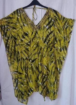 Туніка пляжна шовкова  debenhams роз. 46