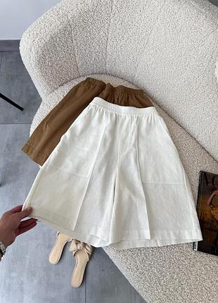 Лляні шорти