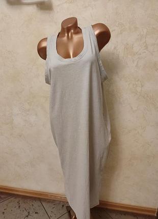 Красивое платье майка 100% коттон