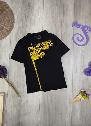 Дитяча футболка для хлопчика gym locker чорна з написом розмір 122 (7-8 років)