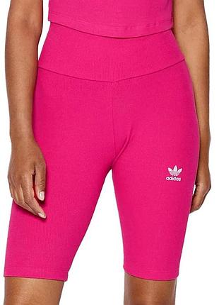 Жіночі шорти в рубчик в малиновому кольорі short tech rose femme adidas