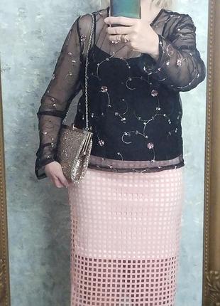 Прозрачная блузка