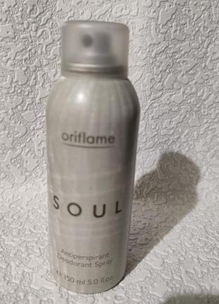 Дезодорант-спрей антиперспирант soul oriflame,150 мл