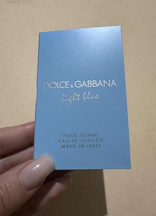 Пробник туалетної води dolce & gabanna light blue
