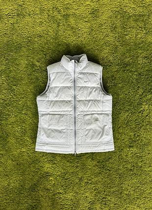 Nike стильна двустороння пухова жилетка