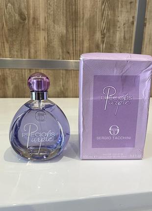 Sergio tacchini precious purple туалетна вода 100 мл, оригінал