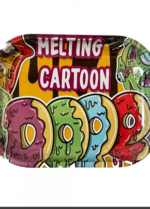 Лоток,таця,поднос,подставка для скручування с. "melting cartoon" (18*14см)