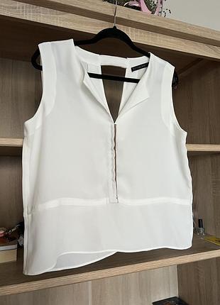 Біла блуза zara 2