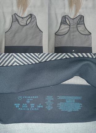 Спортивний кроп-топ primark eu 34/36
