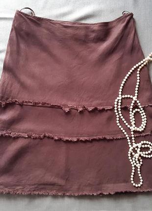 Юбка лен/вискоза 100116