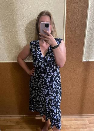 Платье платье цветочный принт