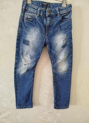 Детские джинсы mango 4-5 лет