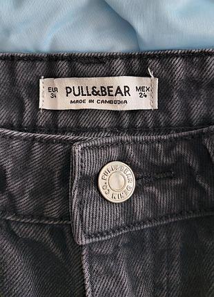 Темно-серые джинсы pull &amp; bear 3