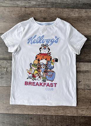 Футболка kellogg’s vintage breakfast club з графічним принтом