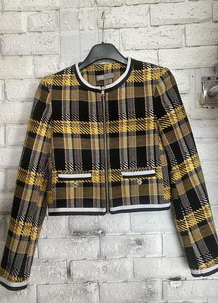 Твидовый укороченый піджачок від asos