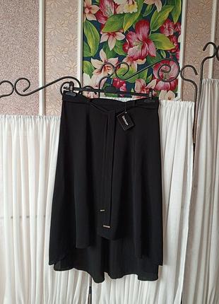 Красива чорна юбка міді kaleidoscope.