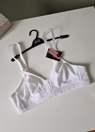 Белый бюст с мягкой чашкой hunkemoller 80a