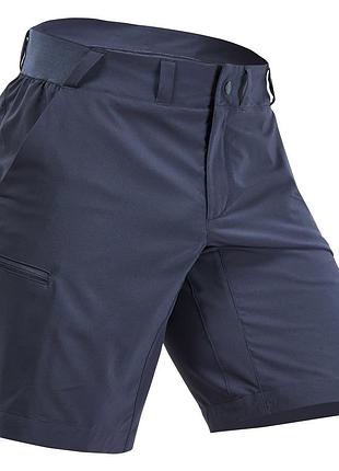 Женские трекинговые темно-синие шорты decathlon