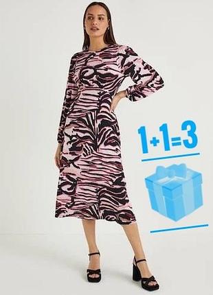 🥰 міді сукня в анімалістичний принт et vous 14