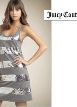 Трикотажна сукня в паєтки juicy couture