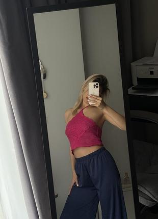 Плетений топ zara