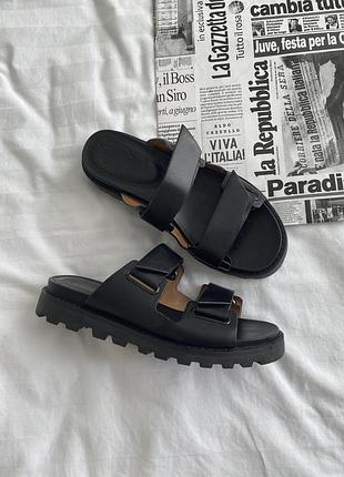 Шкіряні шльопанці marc china