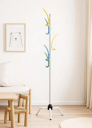 Вішалка стійка для верхнього одягу підлогова на ніжках металева розмір 174х40х40 см j006yba