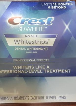 Отбеливающие полоски crest 3d white whitestrips professional effects оригинал из сша6 фото