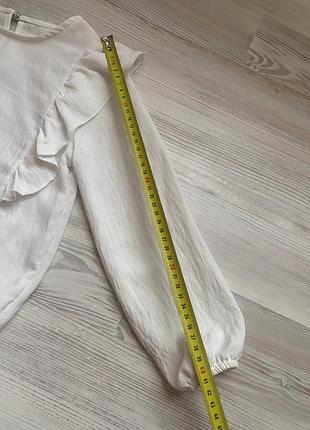 Блузка  нарядна біла святкова