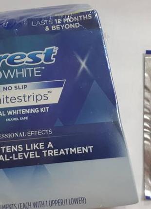 Відбілювальні смужки crest 3d white whitestrips professional effects оригінал із сша8 фото