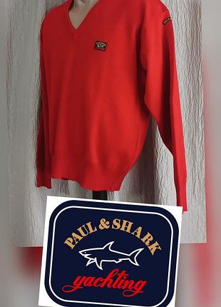 Джемпер пуловер оригінальний светр paul & shark yachting (made in italy)