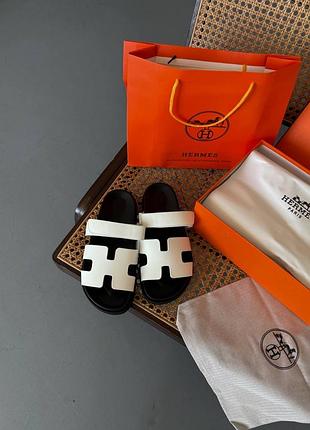 Шльопанці білі - шльопки люкс білі chypre