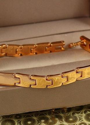Браслет xuping jewelry конструктор 19 см золотистый love-shopping