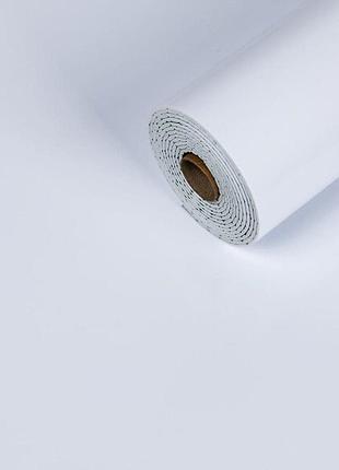 Самоклеюча вінілова плитка в рулоні 600х3000х2мм біла глянсова sw-00001284 love-shopping
