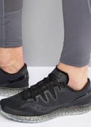 Оригінальні бігові кросівки чоловічі saucony freedom ico sneakers running shoes black men's