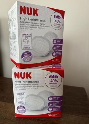 Прокладки для грудей nuk ultra dry comf, 30 шт.