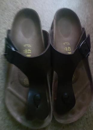 Оригінальні чоловічі стильні шкіряні ортопедичні birkenstock made in germany