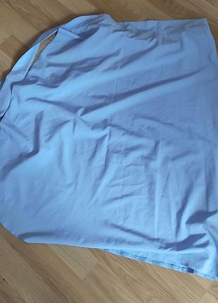 Блакитна спідниця на запах