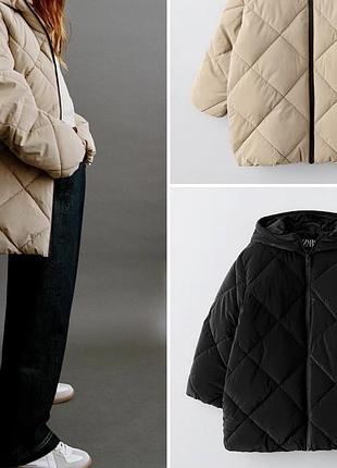 Куртка пальто чорна zara 13-14 років