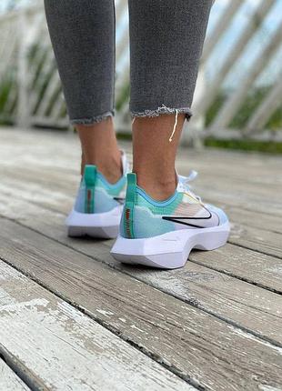Кроссовки женские white blue boys nike vista lite белоснежные голубые лето2 фото