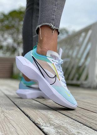 Кроссовки женские white blue boys nike vista lite белоснежные голубые лето3 фото